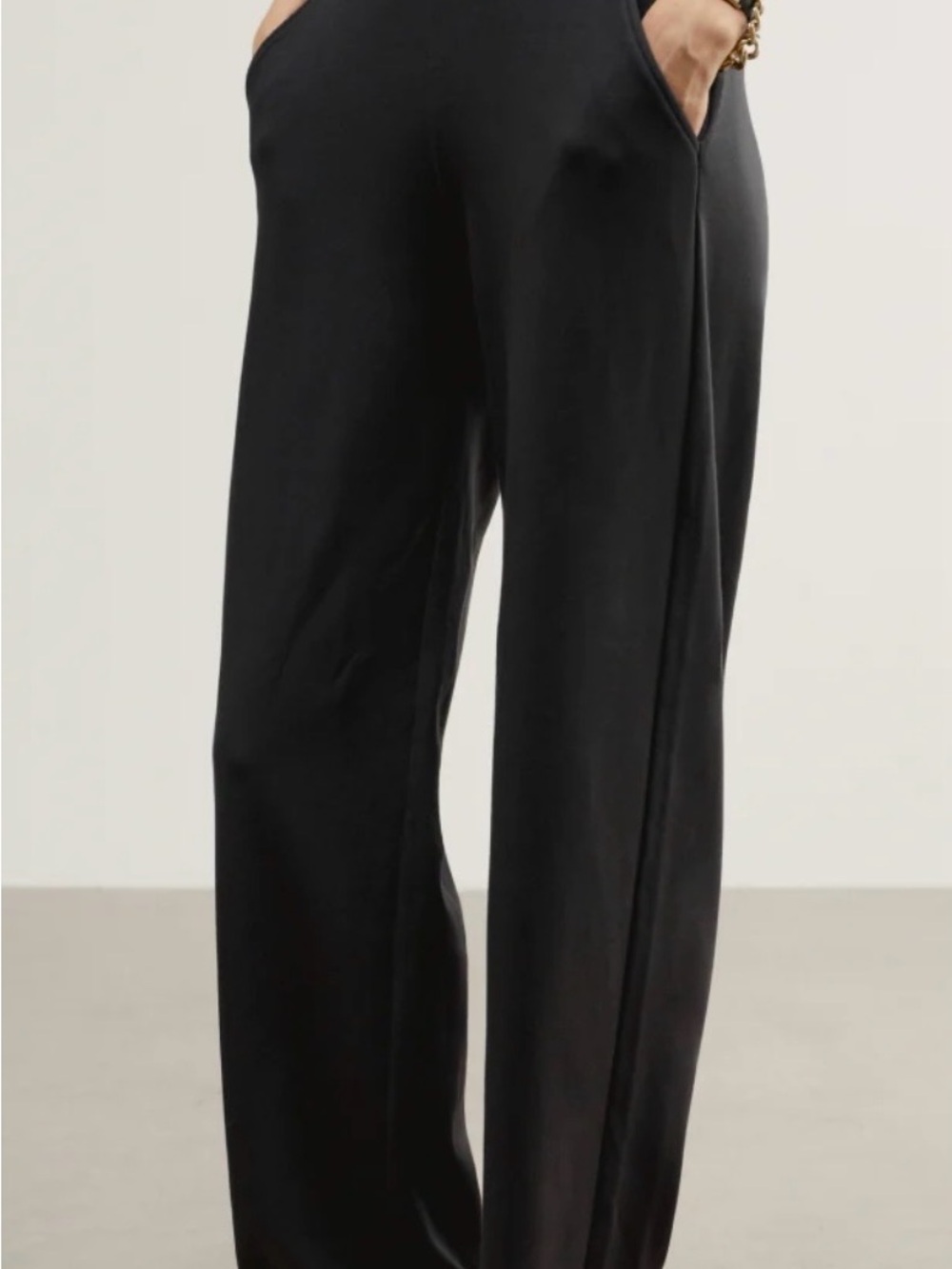 AYR The High Hopes Black Pants,Minimalist,Straight,Classic,Old Money,CBK,Classic